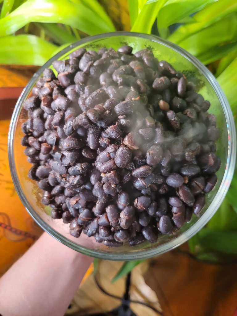 Stovetop Black Beans w/ Shallots & Garlic