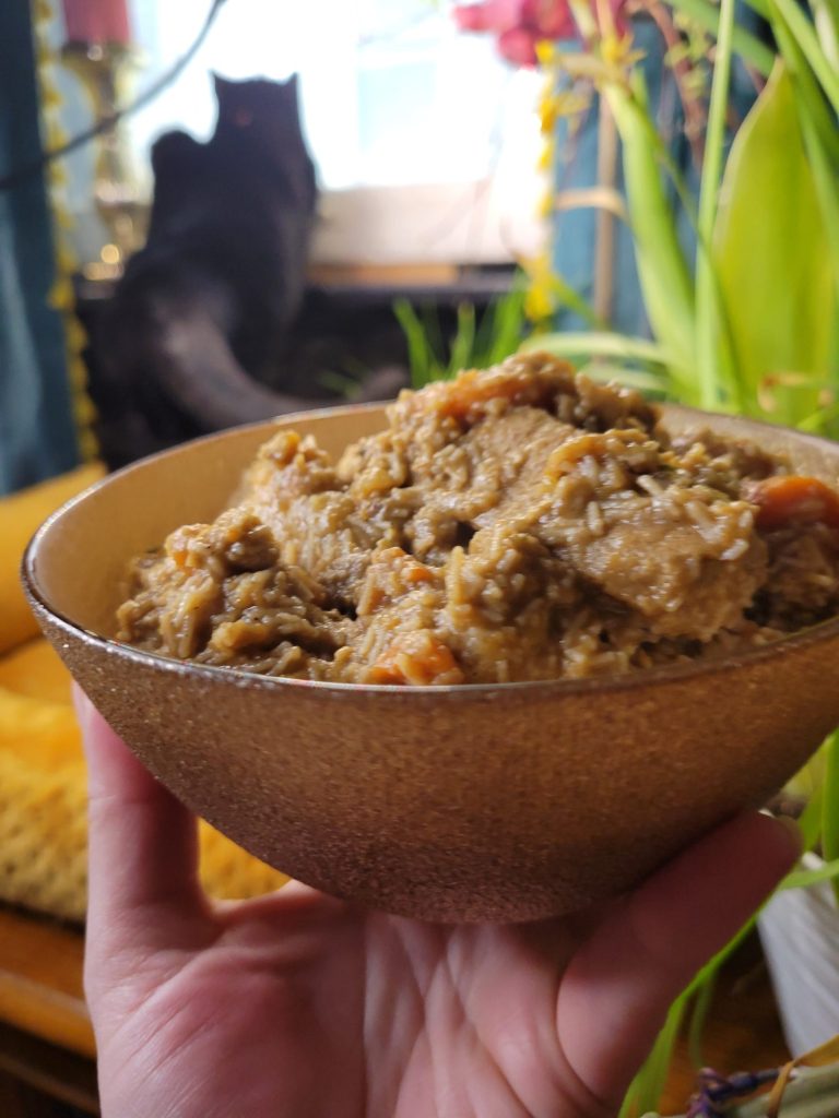 Curry w/ Mini Potatoes, Carrots, & Guinness