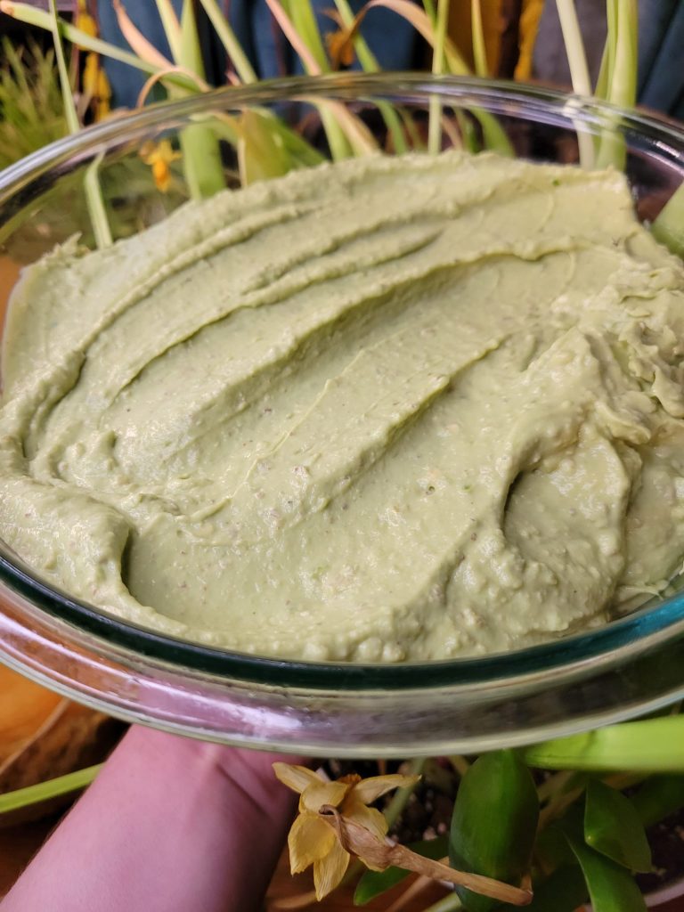 Potluck Avocado Dip w/ Greek Yogurt & Serranos