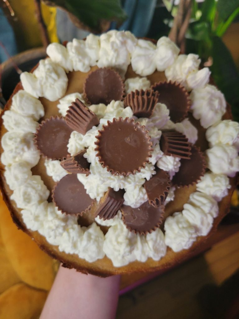 Cheesecake w/ Peanut Butter & Chocolate Ganache