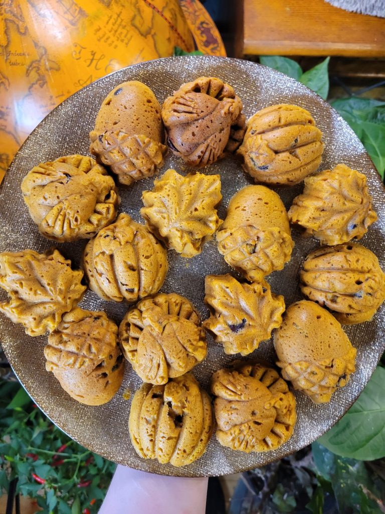 Chocolate Chip Cookies w/ Pumpkin & Fresh Ginger