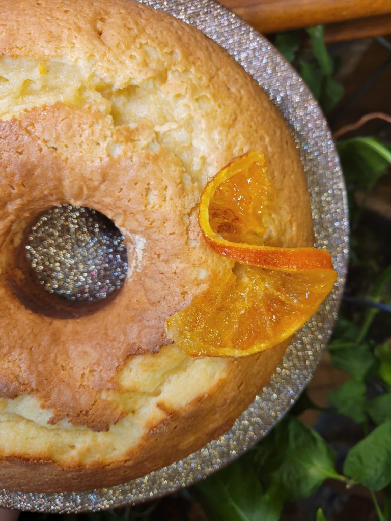 Moroccan Orange Cake w/ Candied Oranges