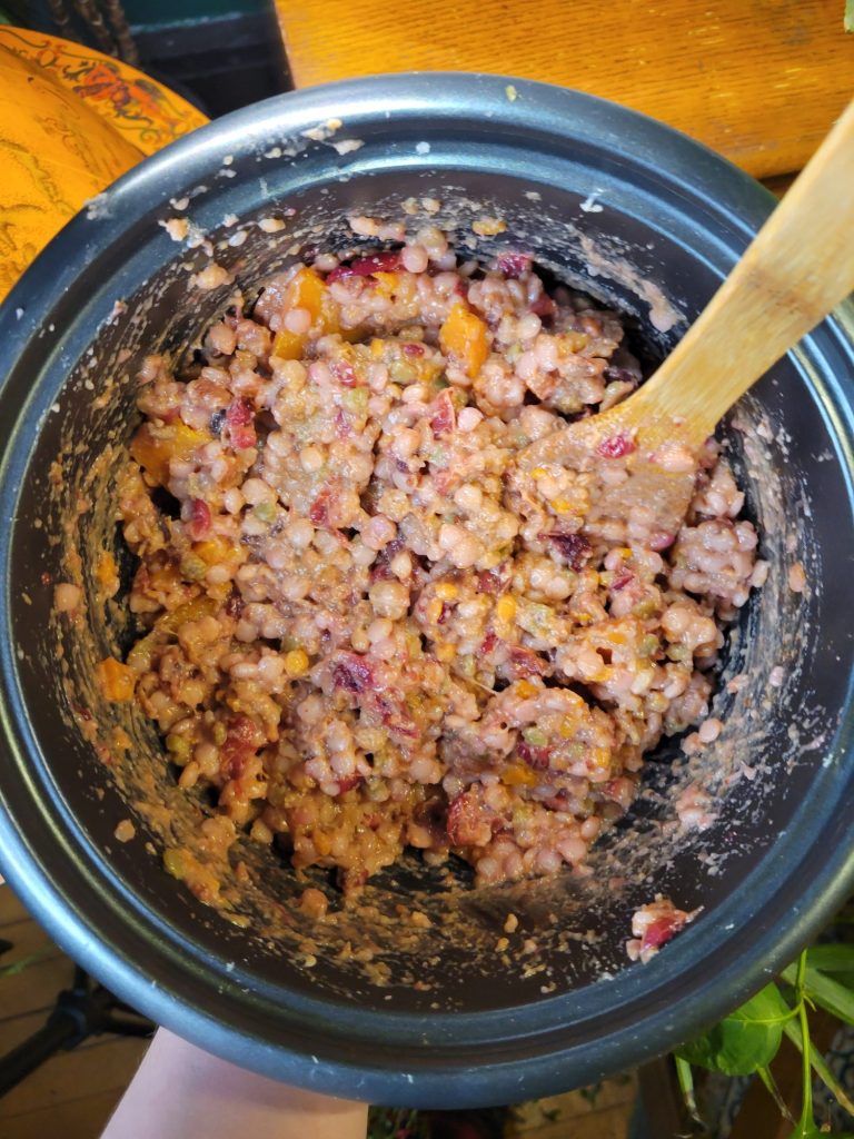 Salad w/ Couscous, Spinach, & Cranberries