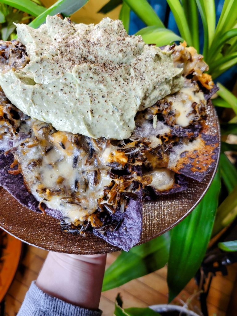 Nachos w/ Wild Rice & Sweet Potatoes