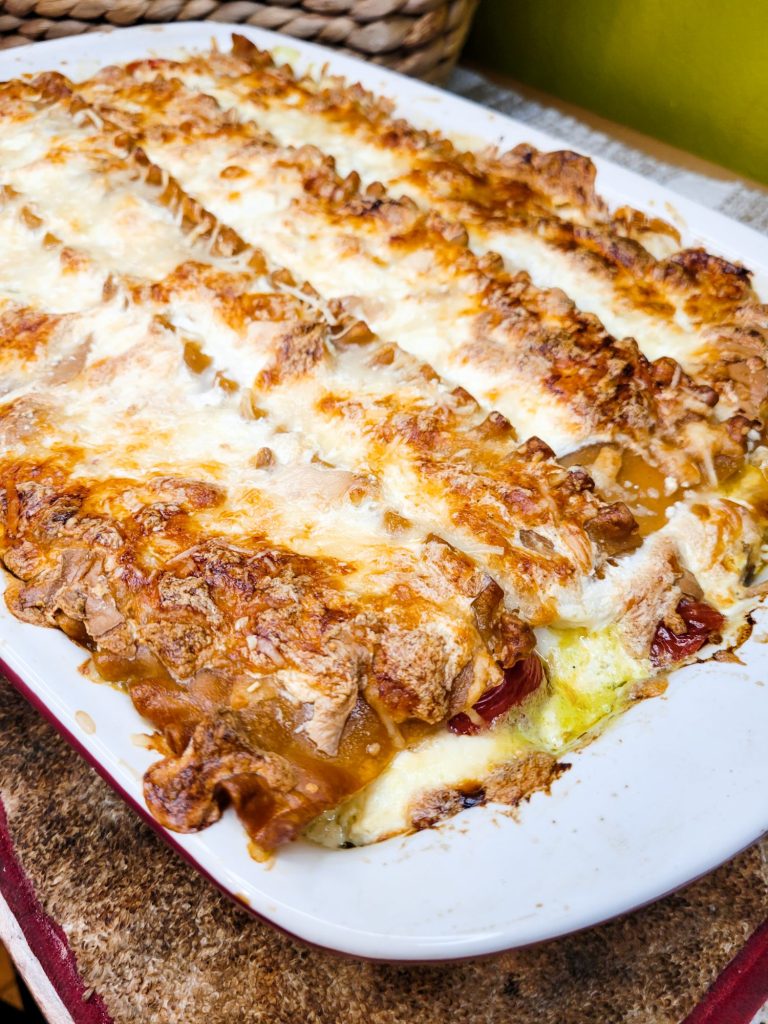 Lasagna w/ Spinach & Smoked Mozzarella