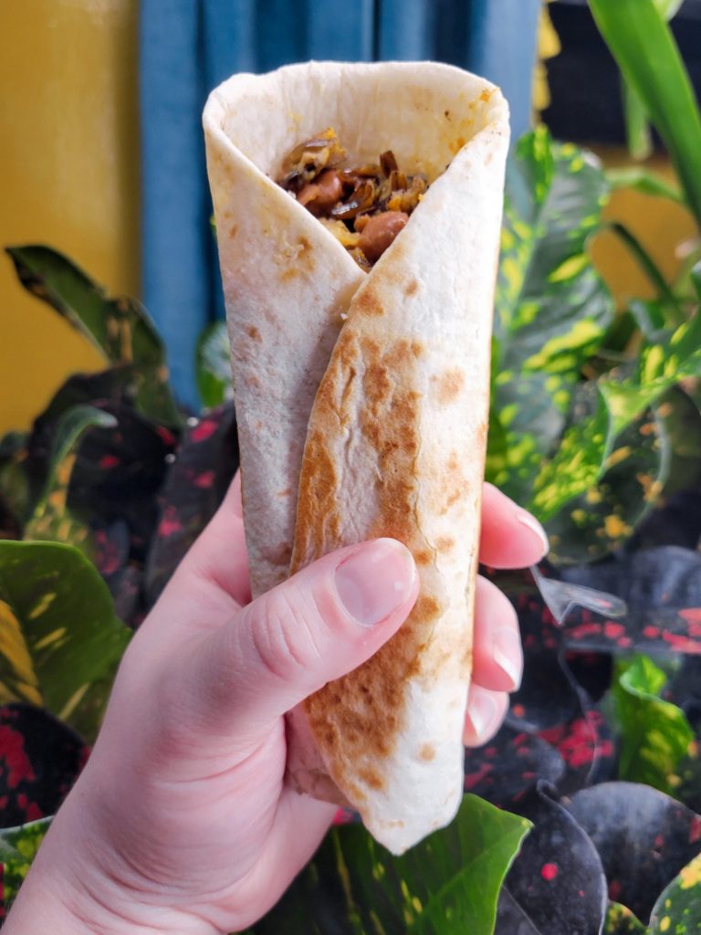 Burrito w/ Pinto Beans & Wild Rice