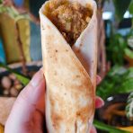 Burrito w/ Peanut Butter Quinoa & Avocado