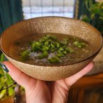 Egg Drop Soup w/ Garlic & Green Onions