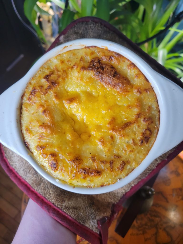 Mashed Potatoes w/ Cauliflower & Cheddar