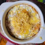 Baked Eggs w/ Mashed Potatoes & Yogurt