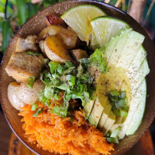 Salad w/ Quinoa, Mini Potatoes, & Avocado