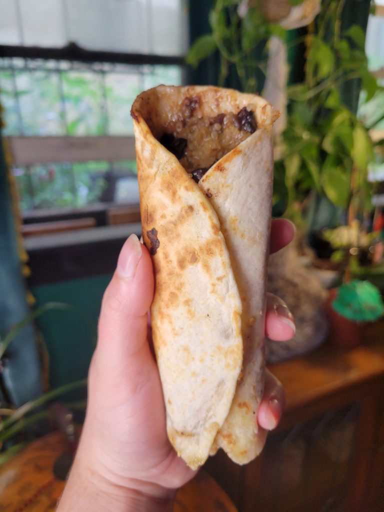 Burrito w/ Super Chili Black Beans & Quinoa