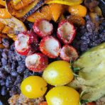 Fajitas w/ Black Beans, Quinoa, & Yellow Tomatoes