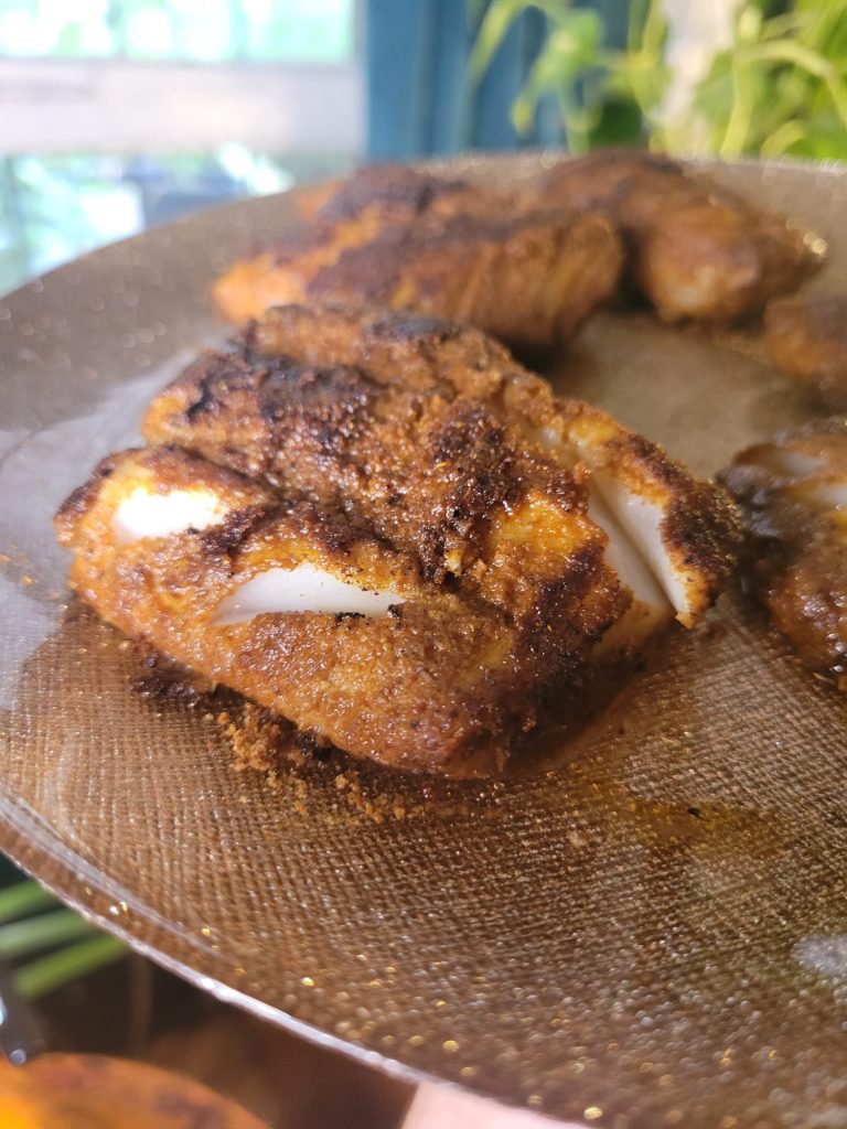 Blackened Cod w/ Cumin, Coriander, & Smoked Paprika