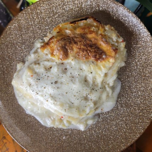 Lasagna w/ Manchego Cheese & Cayenne Pepper