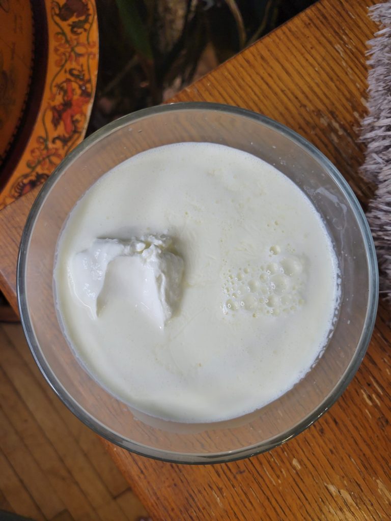 Crema w/ Sour Cream, Heavy Whipping Cream, & Lime