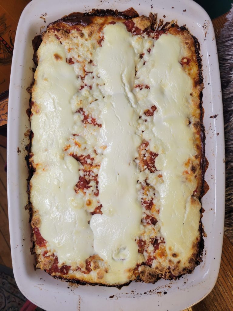 Enchiladas w/ Pinto Beans, Spanish Rice, & Roasted Potatoes