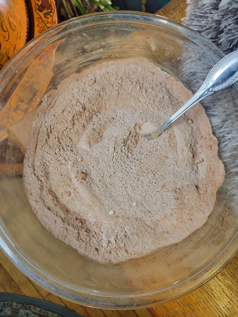 No-knead Dutch Oven Chocolate Bread w/ Cocoa Powder