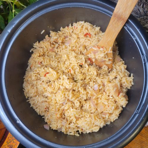 Spanish Rice w/ Cayenne Peppers & Bay Leaves